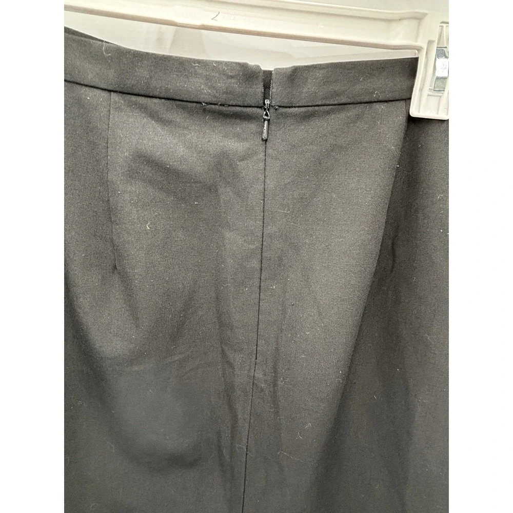 Michael Kors Black Pencil Skirt Women Size 8 Career Office Stretch Knee Length